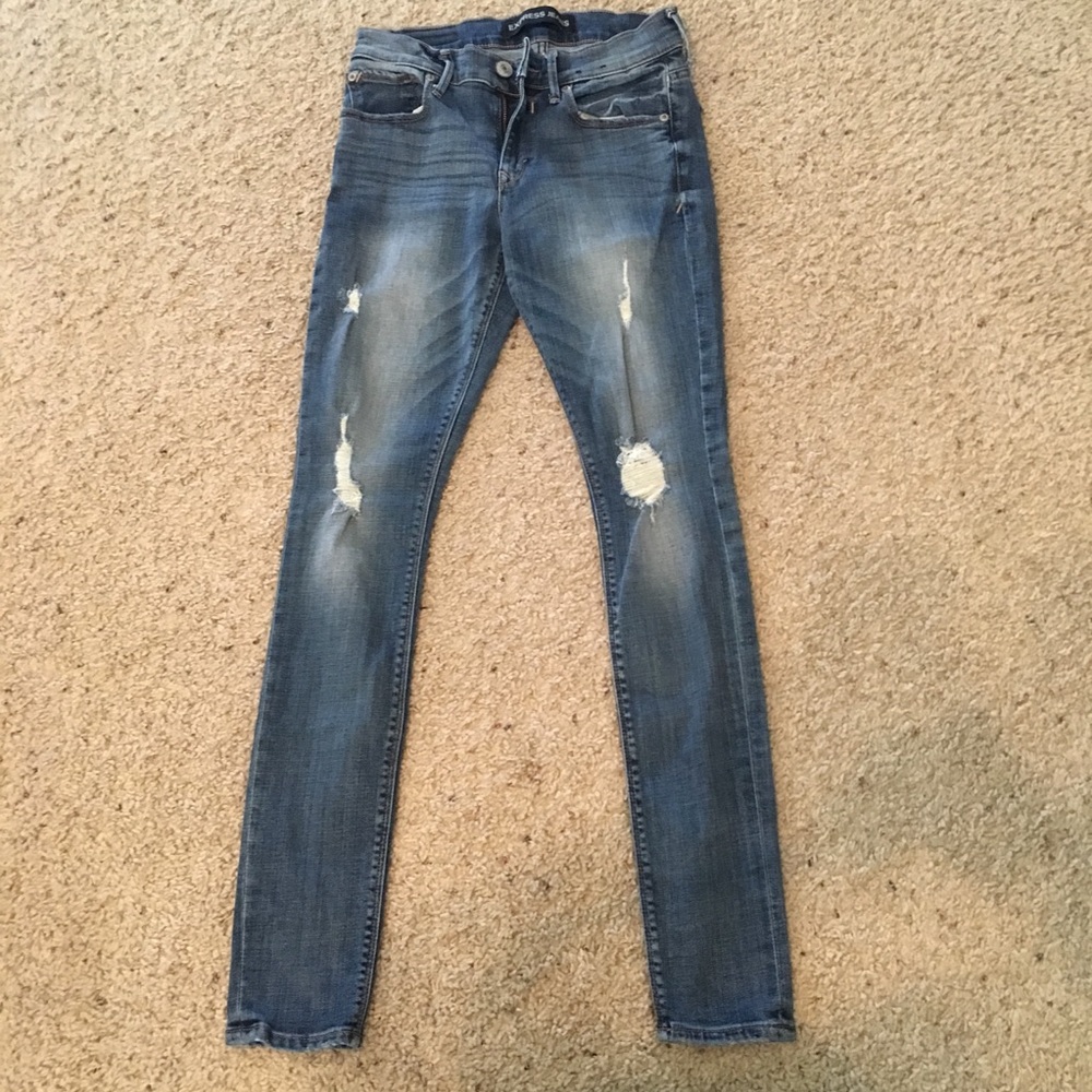 Express legging, mid rise, size 4